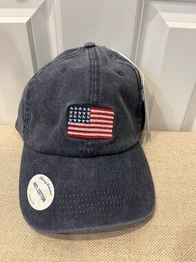 NWT TOMMY BAHAMA MEN'S FLAG BASEBALL HAT